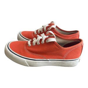 G.H. Bass & Co Canvas Men  Shoes Size 7.5 M Classic Sneakers  Orange